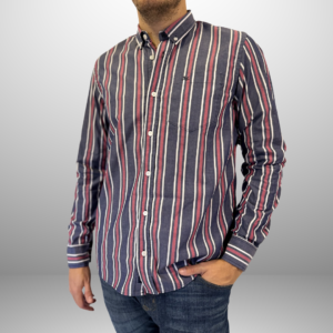 CAMISA ML POPLIN RAYAS