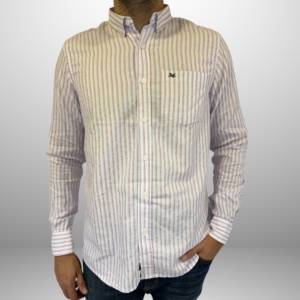 CAMISA ML POPLIN RAYAS