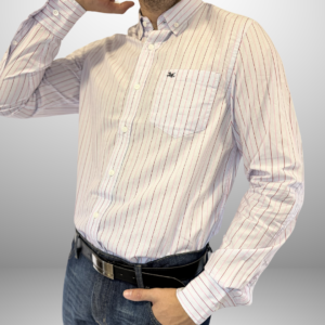 CAMISA ML POPLIN RAYAS