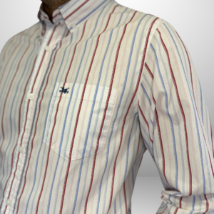 CAMISA ML POPLIN RAYAS
