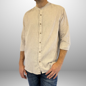 CAMISA ML LINO CUELLO MAO
